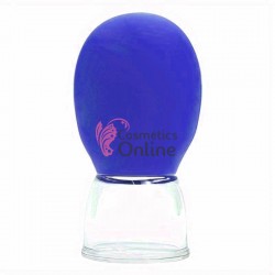 Ventuza de masaj VTZ002 facial din silicon Albastra